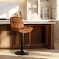 Barhocker Laurel Kunstleder schwarz hellbraun Barhocker Laurel Kunstleder schwarz hellbraun