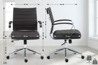 Bürostuhl Oakland Echtleder braun Bürostuhl Oakland Echtleder braun
