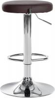 2er Set Barhocker Ponte Kunstleder chrom braun 2er Set Barhocker Ponte Kunstleder chrom braun