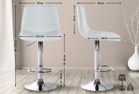 2er Set Barhocker Lex Kunstleder C weiß 2er Set Barhocker Lex Kunstleder C weiß