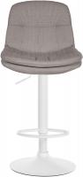 Barhocker Laurel Stoff weiß grau Barhocker Laurel Stoff weiß grau