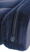 Barhocker Dublin Samt schwarz blau 