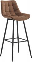 Barhocker Dartford Samt braun Barhocker Dartford Samt braun