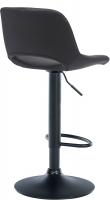 2er Set Barhocker Camden Kunstleder schwarz schwarz 