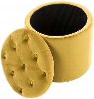 Sitzhocker Pantin Samt gelb Sitzhocker Pantin Samt gelb