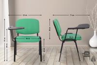 4er Set Stühle Ken mit Klapptisch Stoff grün 4er Set Stühle Ken mit Klapptisch Stoff grün
