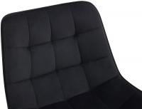 Barhocker Dartford Samt schwarz Barhocker Dartford Samt schwarz