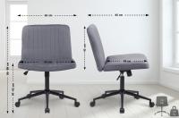 Bürostuhl Kingman Samt dunkelgrau Bürostuhl Kingman Samt dunkelgrau