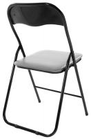 2er Set Klappstuhl Felix grau/schwarz 2er Set Klappstuhl Felix grau/schwarz