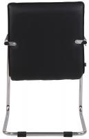 2er Set Besucherstühle Gandia Kunstleder chrom schwarz 2er Set Besucherstühle Gandia Kunstleder chrom schwarz