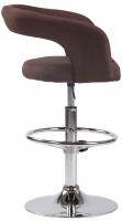 Barhocker Jaen Stoff braun 