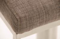 Barhocker Panama E Stoff grau 
