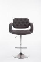 Barhocker Dublin STOFF dunkelgrau 
