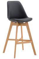 Barhocker Cannes Kunstleder Natura schwarz Barhocker Cannes Kunstleder Natura schwarz