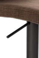 Barhocker Cadiz Stoff schwarz braun 