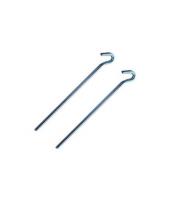 2er Set Erdhaken 30 cm, stahl verzinkt silber 2er Set Erdhaken 30 cm, stahl verzinkt silber