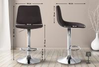 2er Set Barhocker Divo Stoff Chrom taupe 2er Set Barhocker Divo Stoff Chrom taupe