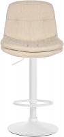 Barhocker Laurel Stoff weiß creme Barhocker Laurel Stoff weiß creme