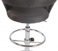 Barhocker Jaen Stoff dunkelgrau 