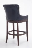 Barhocker Lakewood Echtleder, Antik schwarz Barhocker Lakewood Echtleder, Antik schwarz