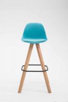 Barhocker Franklin Kunstleder Square Natura (eiche) blau Barhocker Franklin Kunstleder Square Natura (eiche) blau