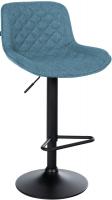 Barhocker Kasson Stoff blau 