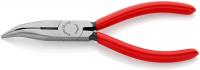 Flachrundzange L.160mm flach/rund 40Grad gew.pol.Ku.-Überzug KNIPEX Flachrundzange L.160mm flach/rund 40Grad gew.pol.Ku.-Überzug KNIPEX