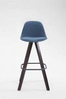 Barhocker Franklin Stoff Square Cappuccino (eiche) blau Barhocker Franklin Stoff Square Cappuccino (eiche) blau