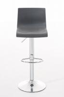 2er Set Barhocker Hoover Kunststoff chrom grau 2er Set Barhocker Hoover Kunststoff chrom grau