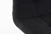 Barhocker Lincoln Stoff dunkelgrau 