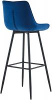 2er Set Barhocker Dartford Samt blau 2er Set Barhocker Dartford Samt blau