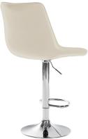 2er Set Barhocker Toni Kunstleder chrom creme 