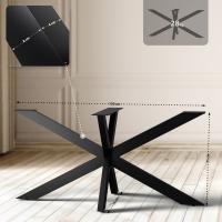 Tischbeine Hardwick L schwarz 