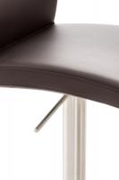 2er Set Barhocker Cadiz Kunstleder edelstahl braun 2er Set Barhocker Cadiz Kunstleder edelstahl braun