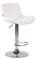Barhocker Lentini Kunstleder chrom weiß Barhocker Lentini Kunstleder chrom weiß