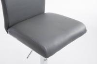 2er Set Barhocker Köln Kunstleder chrom grau 2er Set Barhocker Köln Kunstleder chrom grau
