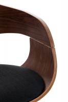 2er Set Barhocker Kingston Stoff walnuss/schwarz 2er Set Barhocker Kingston Stoff walnuss/schwarz