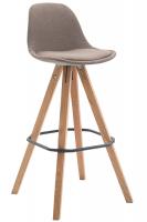 Barhocker Franklin Stoff Square Natura (eiche) taupe Barhocker Franklin Stoff Square Natura (eiche) taupe