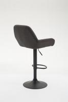 Barhocker Braga Stoff dunkelgrau Barhocker Braga Stoff dunkelgrau