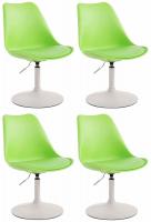 4er Set Esszimmerstühle Maverick W Kunststoff grün 4er Set Esszimmerstühle Maverick W Kunststoff grün
