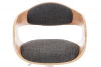 Barhocker Kingston Stoff natura/hellgrau 