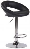 Barhocker Olinda Kunstleder chrom schwarz Barhocker Olinda Kunstleder chrom schwarz