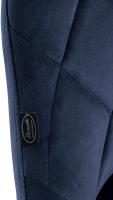 2er Set Barhocker Lazio Samt weiß blau 2er Set Barhocker Lazio Samt weiß blau