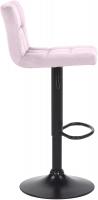 4er Set Barhocker Feni Samt rosa 4er Set Barhocker Feni Samt rosa