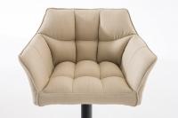 Barhocker Damaso B Stoff creme Barhocker Damaso B Stoff creme