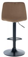 Barhocker Divo Samt Schwarz braun Barhocker Divo Samt Schwarz braun