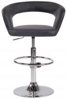 2er Set Barhocker Jaen Kunstleder grau 2er Set Barhocker Jaen Kunstleder grau