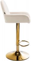 Barhocker Braga Gold Samt creme Barhocker Braga Gold Samt creme