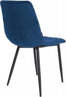 4er Set Stühle Telde Samt blau 