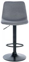 2er Set Barhocker Divo Stoff Schwarz grau 2er Set Barhocker Divo Stoff Schwarz grau